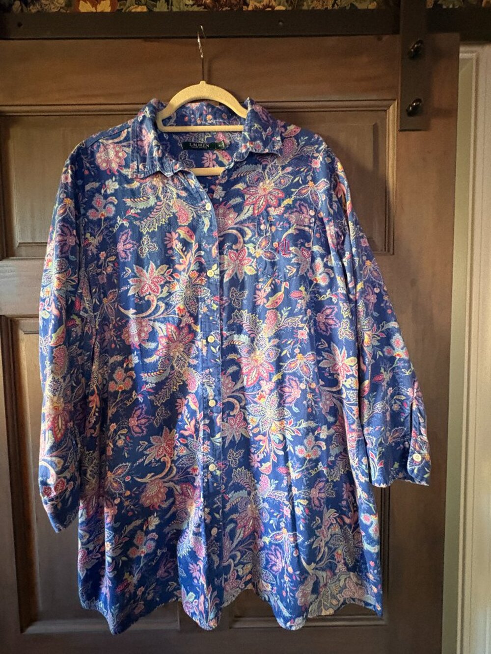 Ralph Lauren Button up dress- Size XL 100% cotton